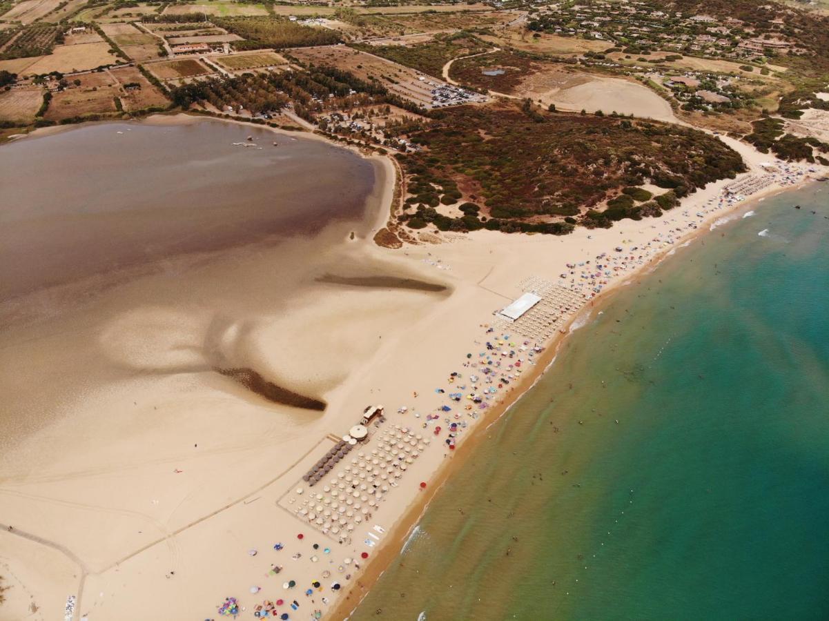 Eco Village Baia Delle Ginestre Teulada Exteriör bild